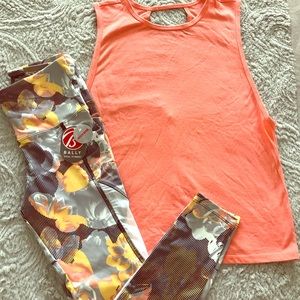 Fitness Workout Outfit - shirt & leggings